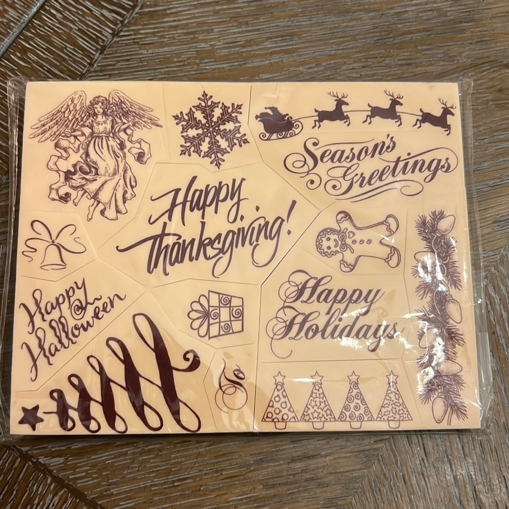 Pack of 12 holiday stamps